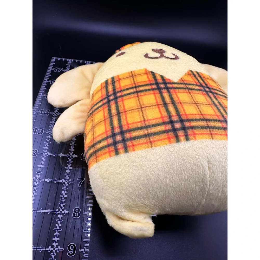 Sanrio Pompompurin Plush Jazwares Hello Kitty and Friends Plaid Outfit 8 Inch